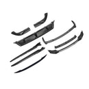 BodyKit falda difusora trasera de labio divisor delantero compatible con BMW X5 G05 2019-2022 negro-11