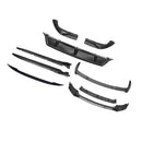 BodyKit falda difusora trasera de labio divisor delantero compatible con BMW X5 G05 2019-2022 negro-12