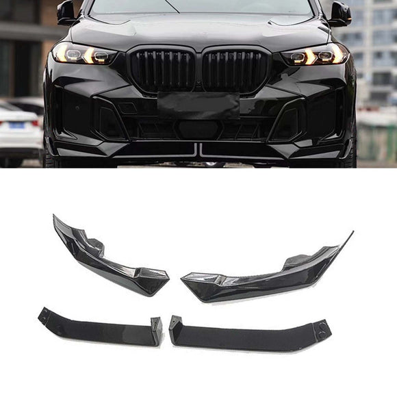Kit de carrosserie, jupes de diffuseur de séparateur avant, becquet adapté à BMW X5 G05 2023 – 2026 LCI