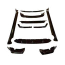 Kit de corpo brilhante divisor frontal difusor traseiro saias laterais cabem BMW X7 G07 2019-22-2