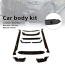 Kit de corpo brilhante divisor frontal difusor traseiro saias laterais cabem BMW X7 G07 2019-22-1