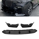 Kit de corpo brilhante divisor frontal difusor traseiro saias laterais cabem BMW X7 G07 2019-22-8