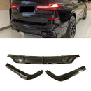 Kit de corpo brilhante divisor frontal difusor traseiro saias laterais cabem BMW X7 G07 2019-22-9