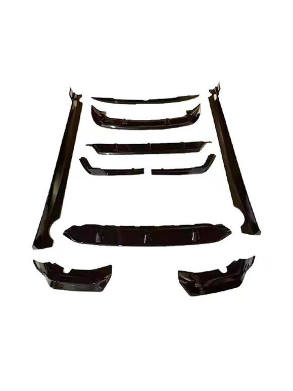 Kit de corpo brilhante divisor frontal difusor traseiro saias laterais cabem BMW X7 G07 2019-22