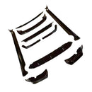 Kit de corpo brilhante divisor frontal difusor traseiro saias laterais cabem BMW X7 G07 2019-22-11