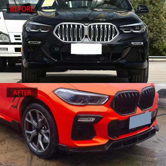 Etuhuuli Takahajottimen sivuhameen runkosarja Sopiva BMW X6 G06 2019-2023 Pre-LCI