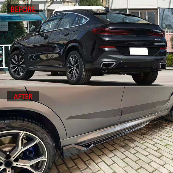 Etuhuuli Takahajottimen sivuhameen runkosarja Sopiva BMW X6 G06 2019-2023 Pre-LCI