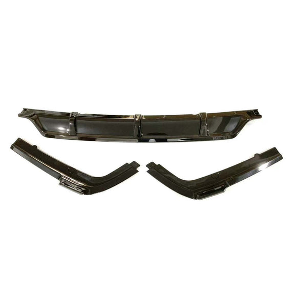 Kit de carrocería negra brillante, alerón difusor trasero y labio delantero compatible con BMW X7 G07 2023-2026