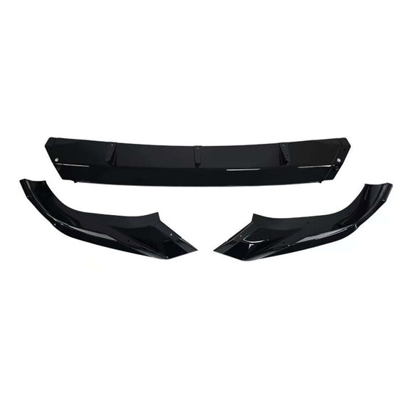 Kit de carrocería negra brillante, alerón difusor trasero y labio delantero compatible con BMW X7 G07 2023-2026