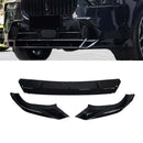 Kit de carrocería negra brillante, alerón difusor trasero y labio delantero compatible con BMW X7 G07 2023-2026-9