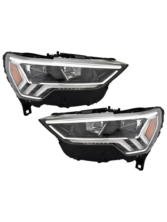 2019-2025 Audi Q3 Left+Right LED Headlight Assembly 83A941773B 83A941774B