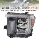 GMC Sierra 2500 3500 HD 2020–2023 Linke LED-Scheinwerferbaugruppe 86788463 GM2502513 Fahrerseite-2