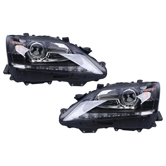 2013-2015 Lexus GS350 GS450h Links + Rechts HID LED-koplamp zonder AFS LX2502161 LX2503161