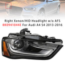 2013-2016 Audi A4 S4 Rechts Xenon/HID-koplamp zonder AFS 8K0941044E AU2503181-2