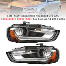 2013-2016 Audi A4 S4 Left+Right Xenon/HID Headlight w/o AFS 8K0941043E 8K0941044E-2