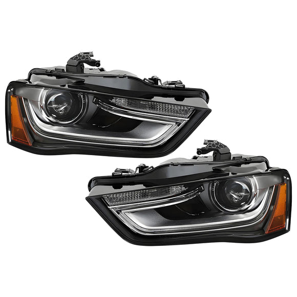 2013-2016 Audi A4 S4 Left+Right Xenon/HID Headlight w/o AFS 8K0941043E 8K0941044E
