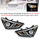 2017–2018 Hyundai Santa Fe Sport links + rechts Halogenscheinwerfer 92101-4Z500 92102-4Z500-2