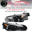 2021-2025 Lexus IS300 IS350 Faro triple izquierdo + derecho 81185-53A40 8114553A40-2