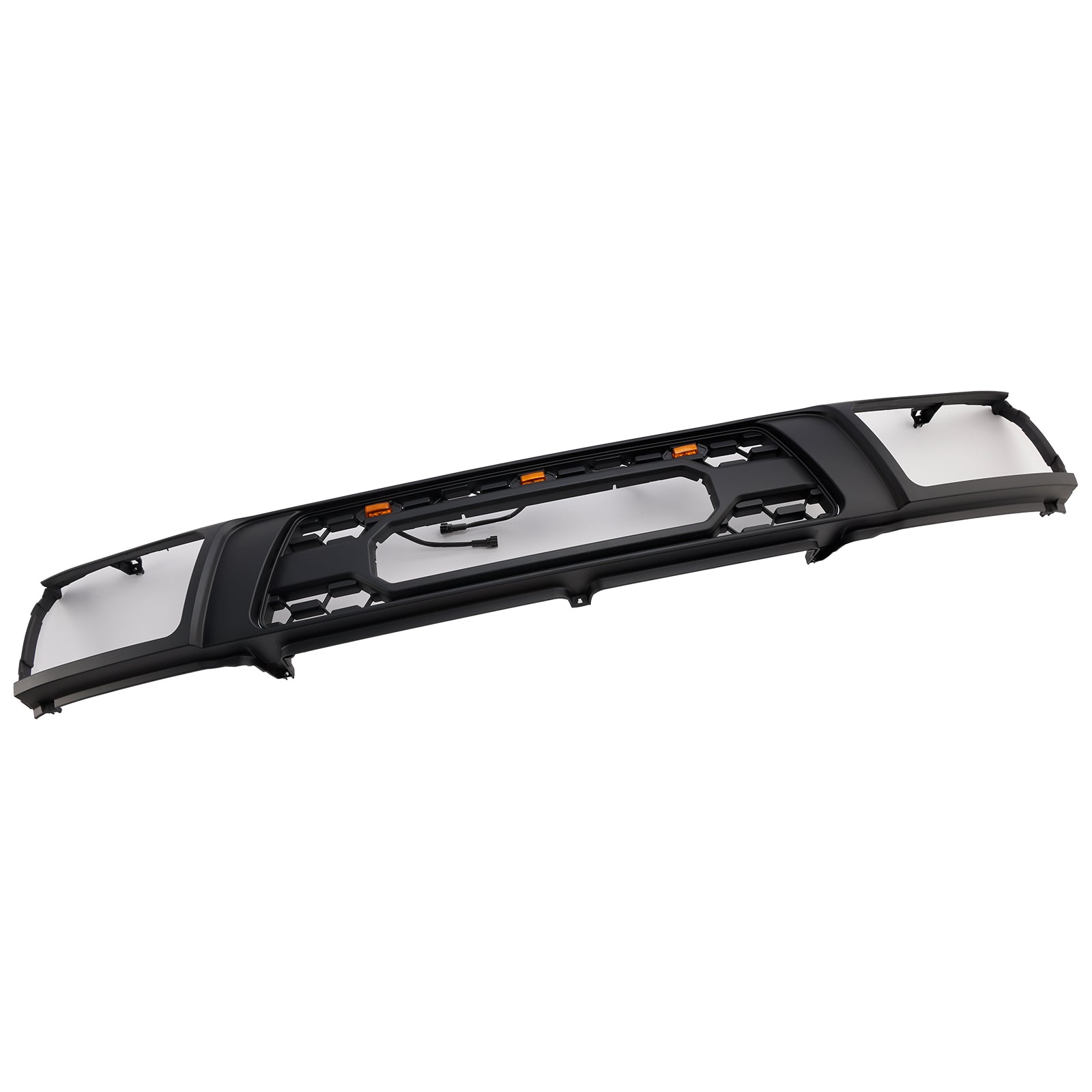 Rejilla de parachoques delantera negra mate compatible con Toyota 4Runner 1992-1995 con LED