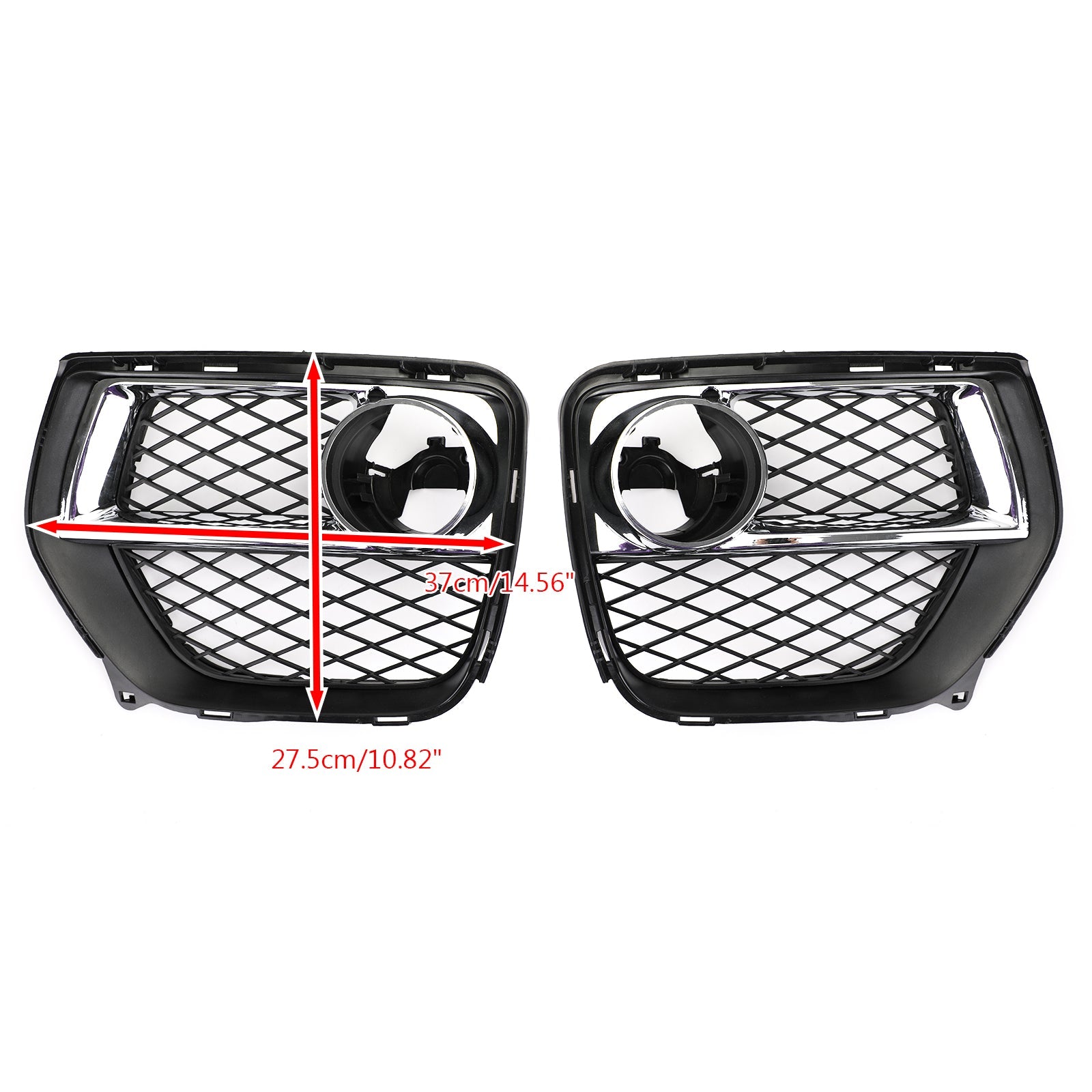 Grille de phare antibrouillard fermée pour pare-chocs avant BMW X6 E71 xDrive35i/xDrive50i/xDrive30d/xDrive40d/M50d 2012-2014 - 0