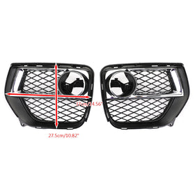 2012-2014 BMW X6 E71 xDrive35i/xDrive50i/xDrive30d/xDrive40d/M50d pare-chocs avant grille fermée grille antibrouillard - 0