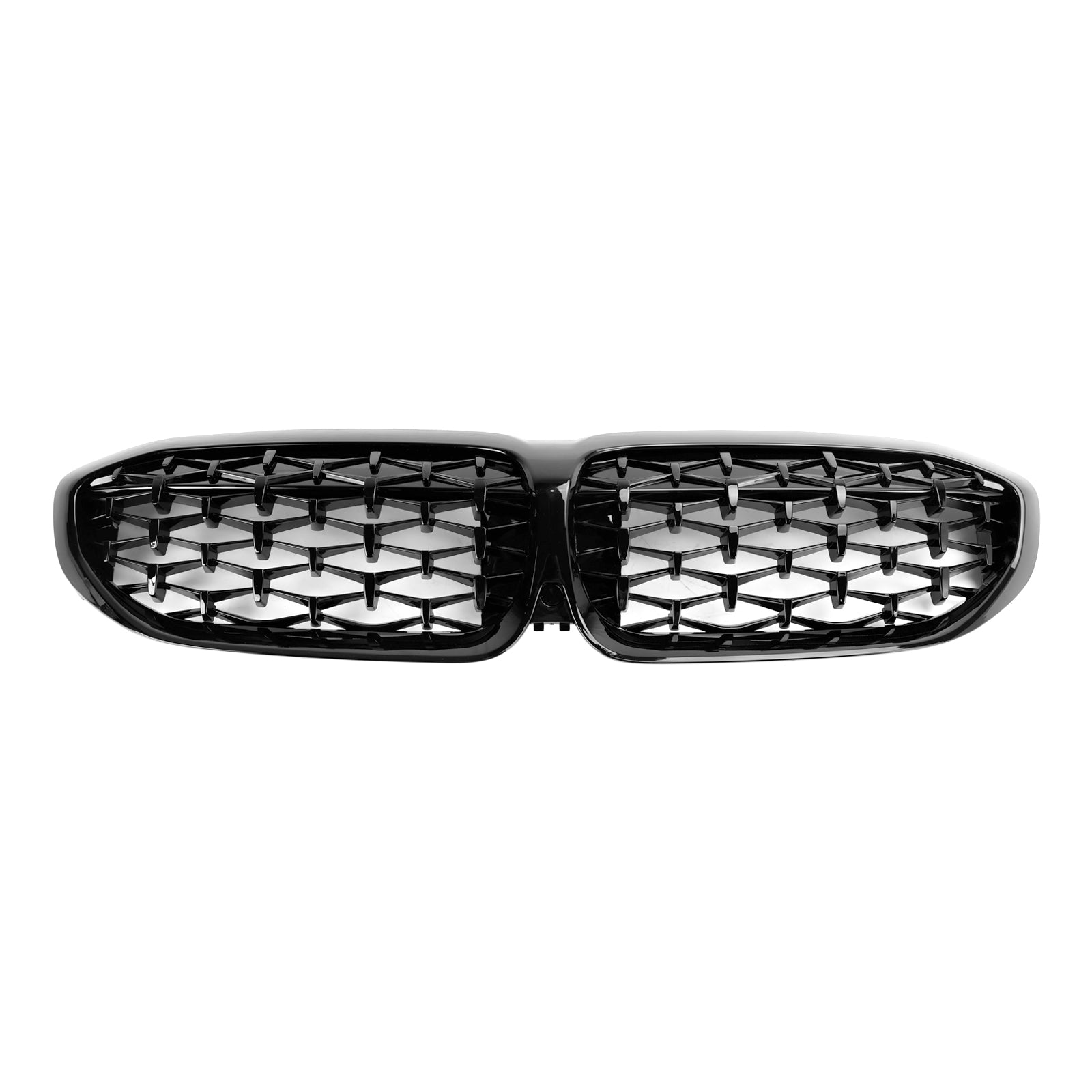 Parrilla de riñón negra con diseño de diamante para BMW Serie 3 G20 320i/330i/320d/M340i/318i/330e 2019-2022