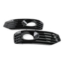 Volkswagen 2010-2015 Transporter Caravelle T5 T5.1 S-Line Lámpara antiniebla Cubierta de luz Inserto S-line Grill Negro brillante-10