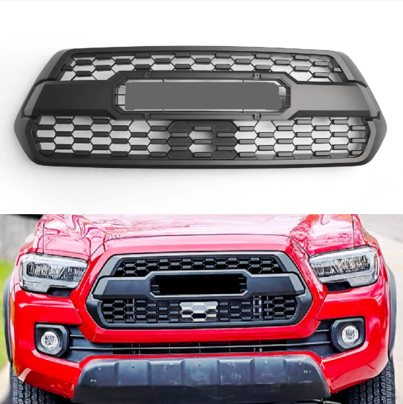 Grille de capot de pare-chocs avant Toyota Tacoma TRD PRO PT228-35170 2016-2023 Grille noire mate