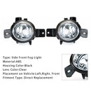 Paire de feux antibrouillard avant sans ampoules, pour BMW X6 E71 E72 08-11 63177187631-2