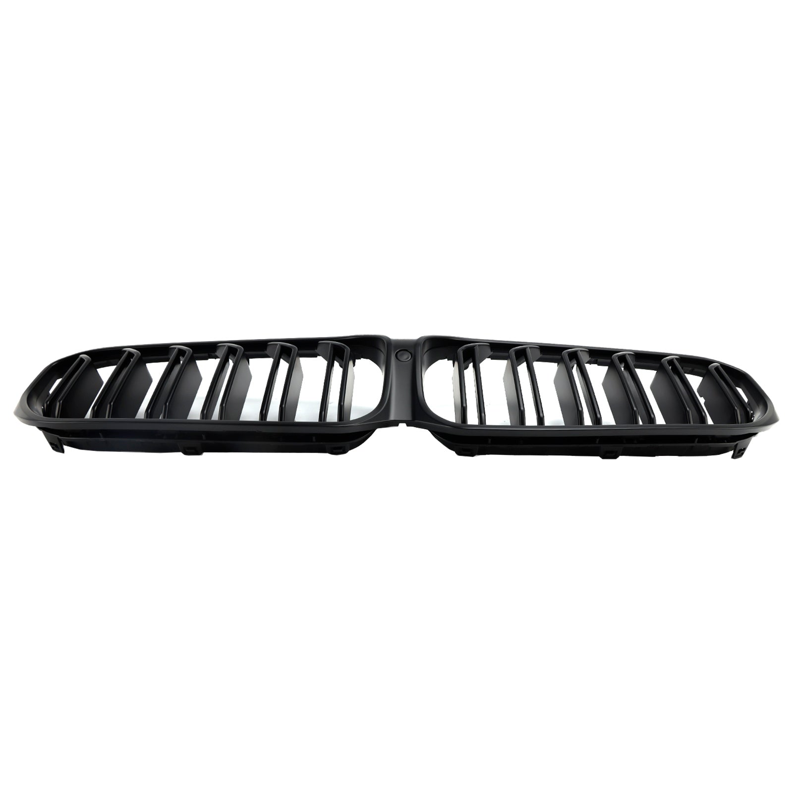 2021-2024 BMW G30 G31 LCI Parrilla negra mate Parachoques delantero de listones dobles Parrilla tipo riñón