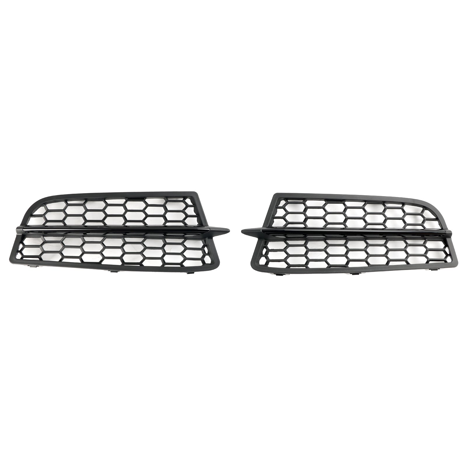 BMW 2011-2015 1-Series F20 F21 M 2PCS Front Bumper Fog Light Cover Bezel Grill Grille