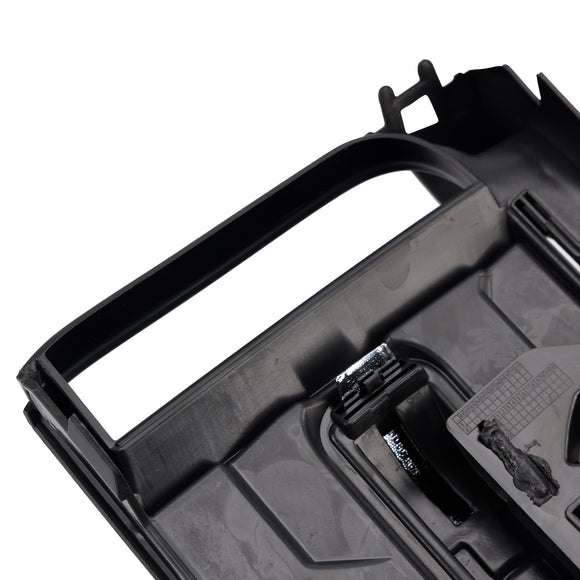 Audi A6 C8 2023-2025 Zwart Chrome Cover Grill 2 STUKS Voorbumper Mistlamp Grille Trim