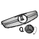 Mercedes Benz Classe C 2008-2014 W204 Calandre avant chromée noire diamantée C200 C230 C250 C300 C350-18