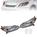 Toyota Matrix 2009-2014  Left+Right Headlights Assembly Headlamp Black Housing-1