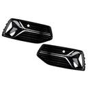 2PCS Front Bumper Fog Light Cover Grille Grill Fit Audi A6 C8 2018-2024 Standard-9