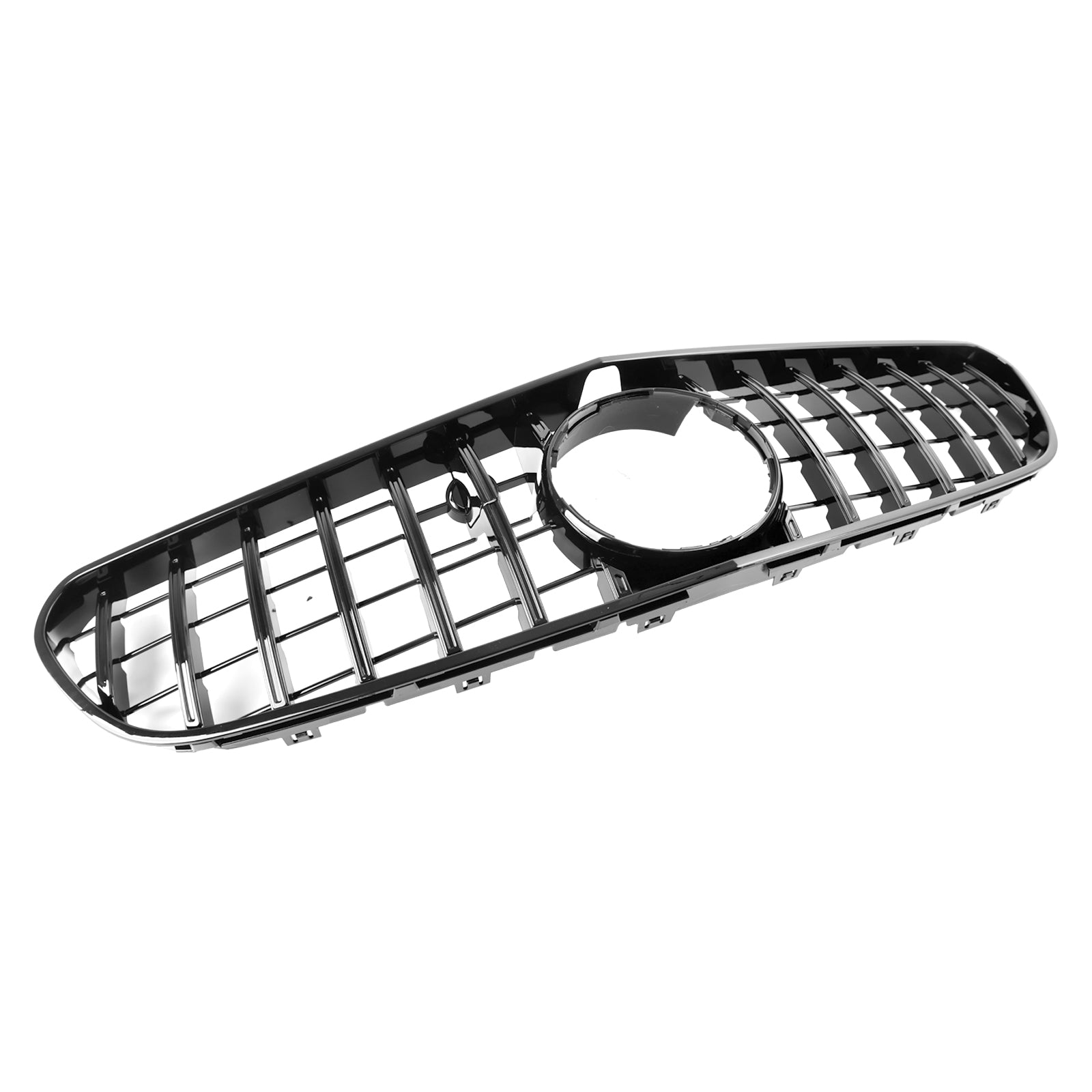 Grille de pare-chocs avant de remplacement pré-rehaussée Mercedes Benz Classe S W217 S63 AMG 2015-2017 Grille de style GTR noire