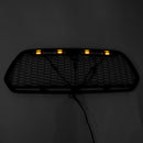 Ford Transit MK8 2015 2016 2017 2018 2019 Mat Zwart Honingraat Stijl Grill Voorbumper Luchtinlaat Radiator Grille W/LED Licht-13