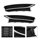 Volkswagen 2012-2015 Passat 2PCS Cubierta de luz antiniebla delantera de conducción Negro/Cromo-10