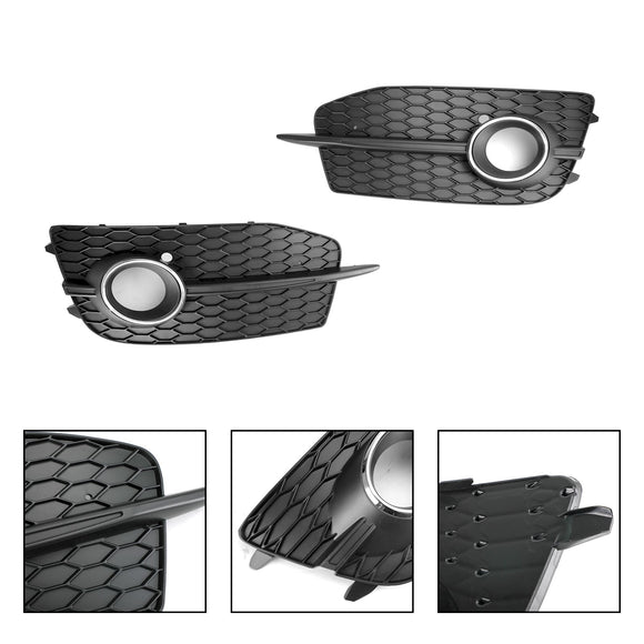 2012-2014 Audi Q3 S-Line Fog Light Grille 2PCS Front Bumper Lower Cover Grill 8U0807681DSP9 8U0807681D