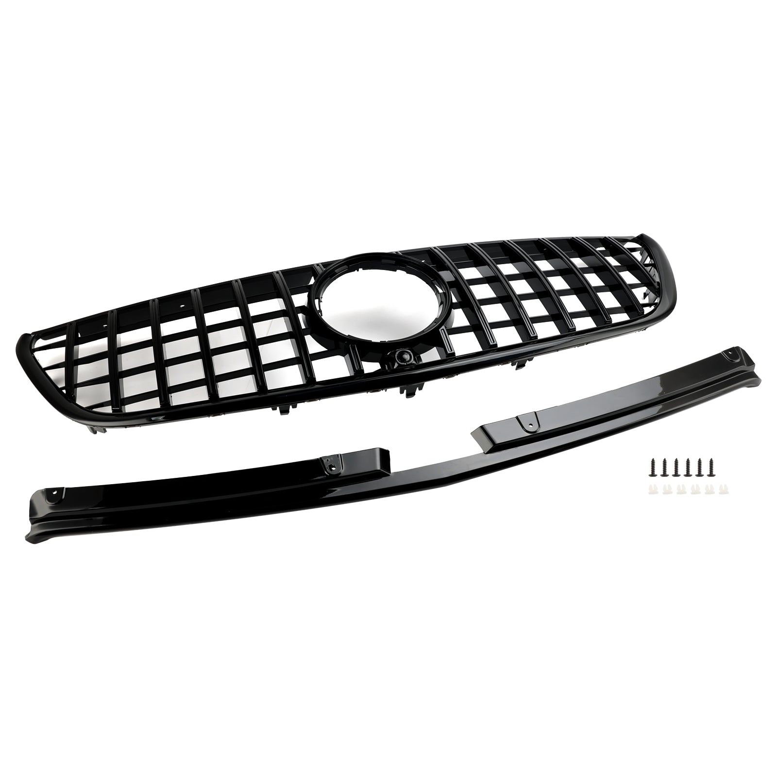 Grille de pare-chocs avant de style GT Mercedes Benz Vito W447 111CDI 114CDI 116CDI 119CDI 2015-2019 Grille noire brillante