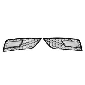 Audi A4 B8.5 2013-2016 Standard Bumper Honeycomb Style Fog Light Cover Grill