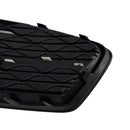 Audi A6 C8 2018-2024 2 STUKS Voorbumper Grille Grill Mistlamp Zwart Chrome Cover-6