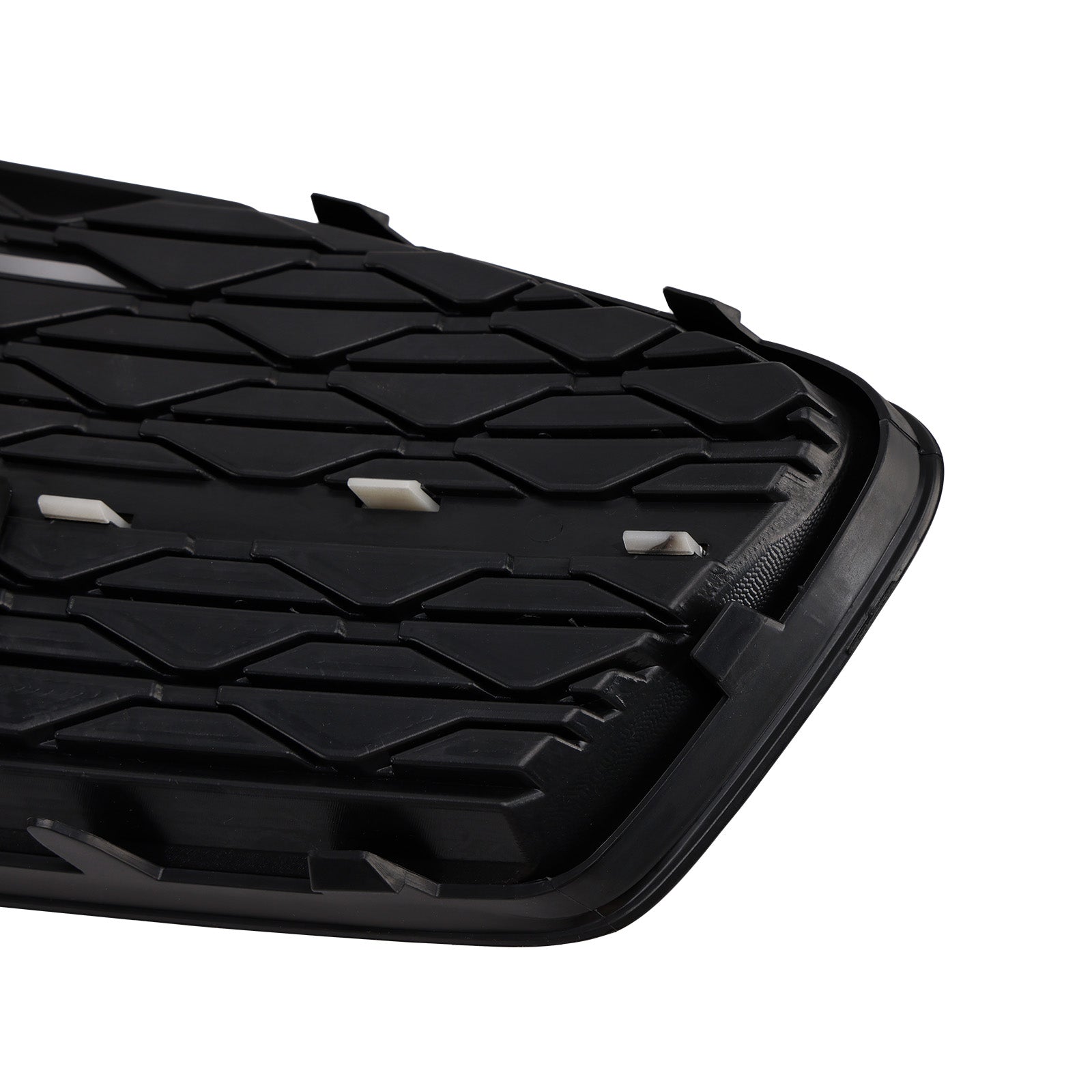 Audi A6 C8 2018-2024 2 piezas rejilla de parachoques delantero luz antiniebla cubierta cromada negra