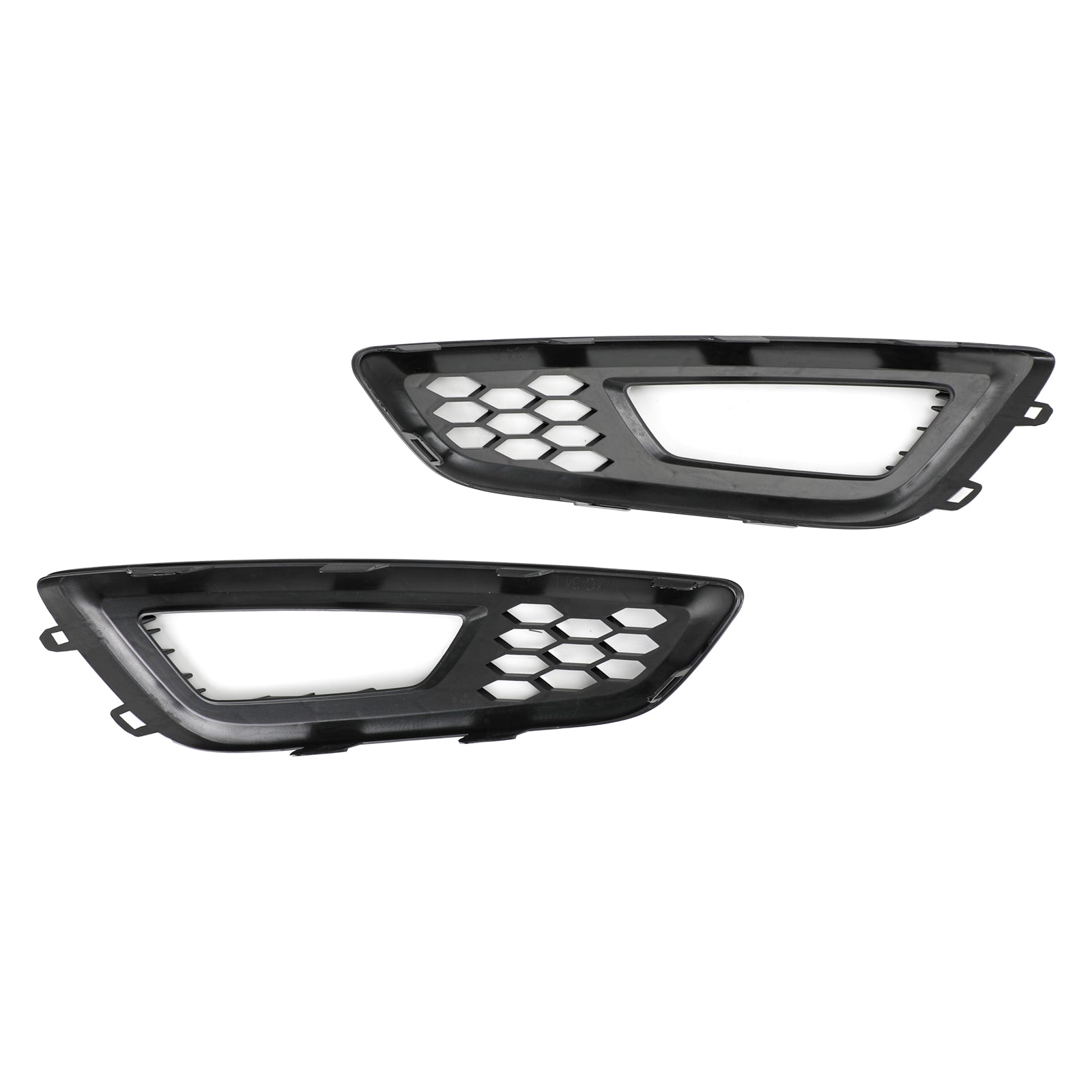 Ford 2015-2017 Focus F1EZ15200A F1EZ15201A Pair Front Bumper Fog Light Lamp Cover Bezel Grill