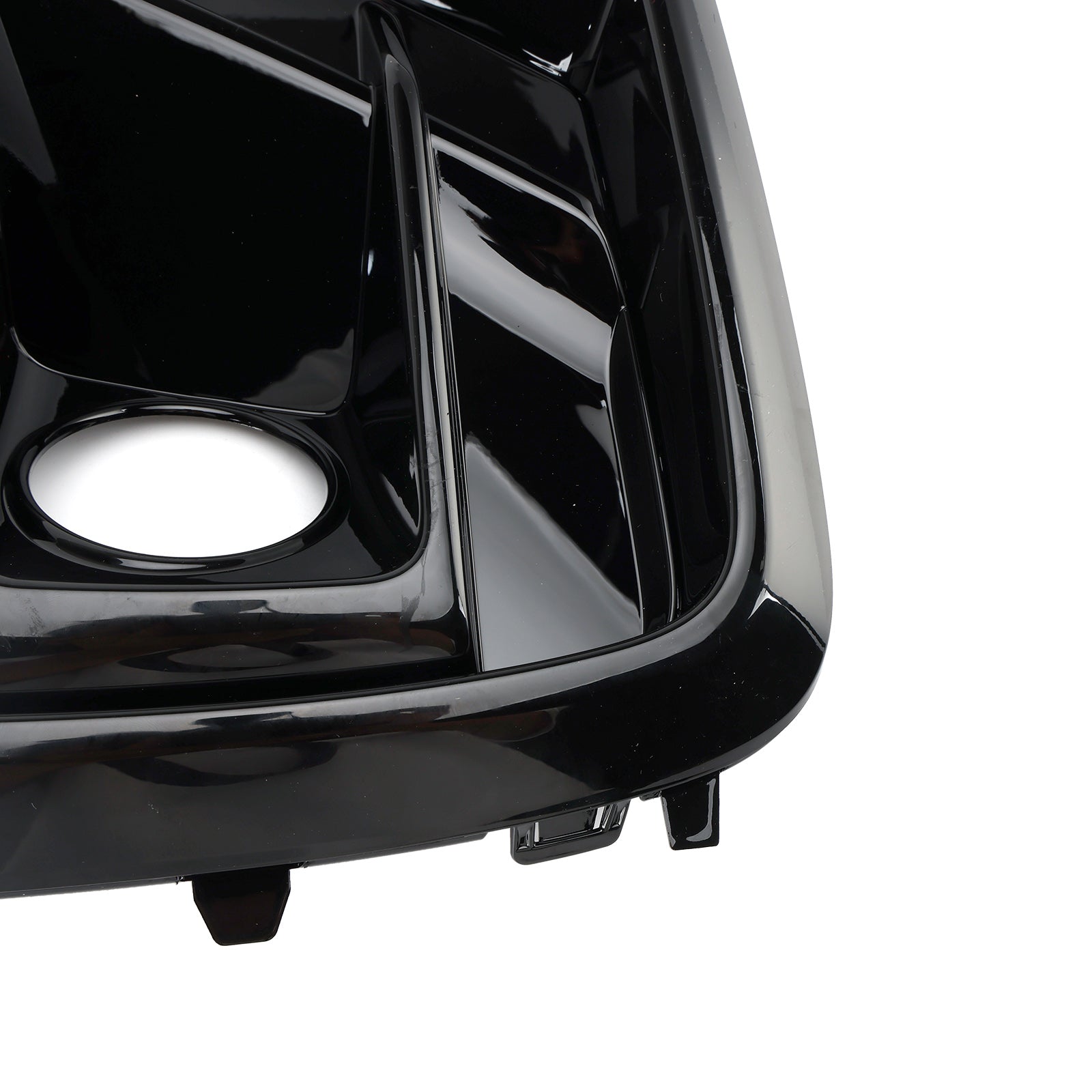Audi Q5 S Line/SQ5 2021-2025 Cubierta de parrilla de lámpara antiniebla delantera negra