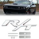 R/T-badge voorbumpergrille-embleem voor Dodge Charger Challenger rood/chroom/zwart/rood-zwarte badge-1