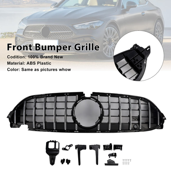 Rejilla del parachoques delantero compatible con Mercedes-Benz Clase CLE W236 C236 2024-2026