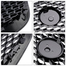 2016 2017 2018 2019 Jaguar XF Griglia anteriore nera Griglia di aspirazione aria Radiatore Stile XF-R Griglia a rete-7