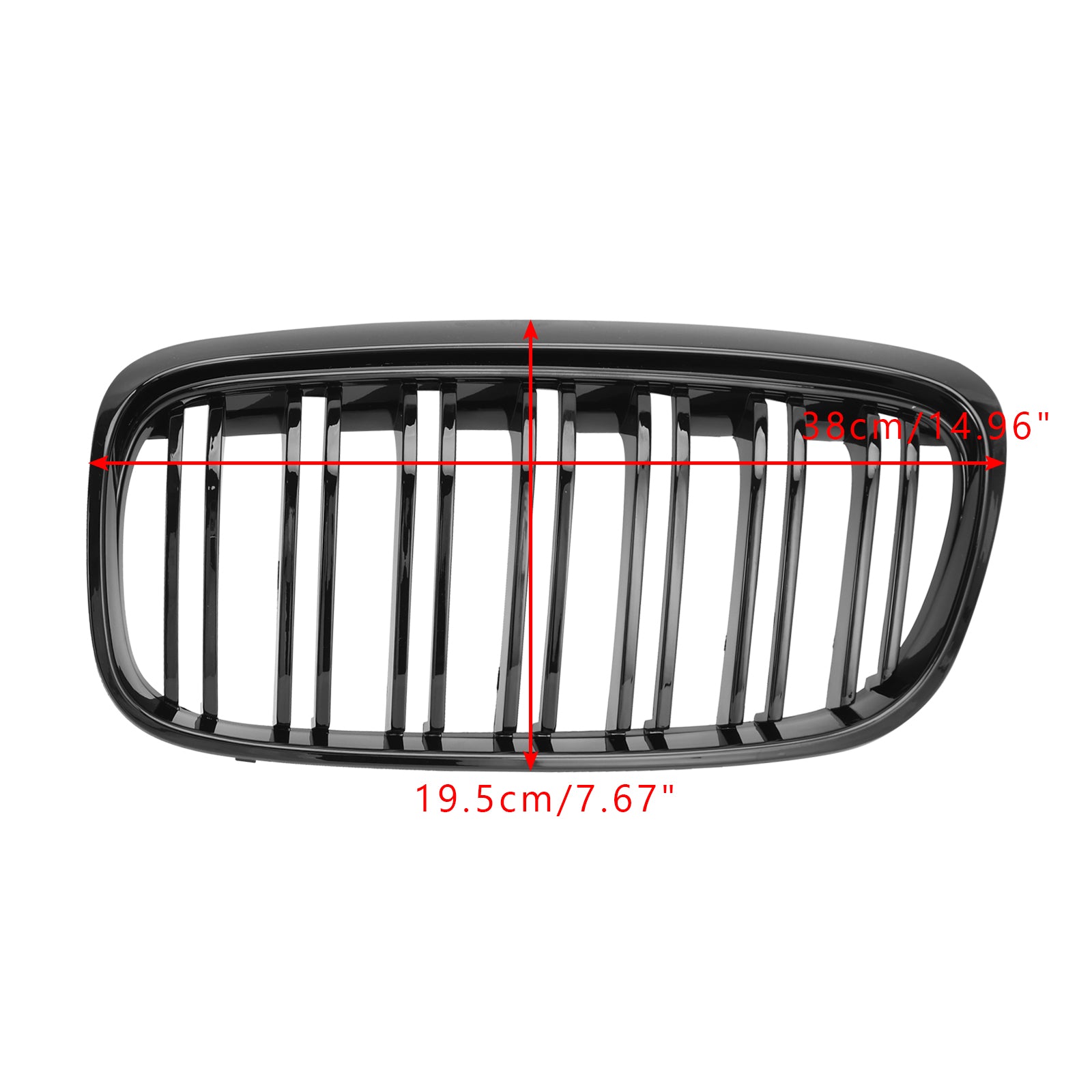 BMW 2 Series F45 F46 218d/220d/218i/M240i 2015-2018 Pre-Facelift Front Grill Gloss Black Grille - 0