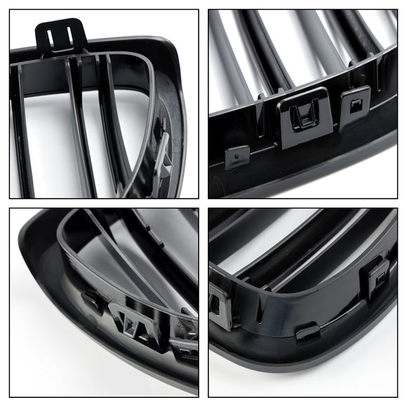 2006-2010 BMW E92 E93 335i/328i/320d/330i/325i/M3 pré-lifting calandre avant calandre noire brillante